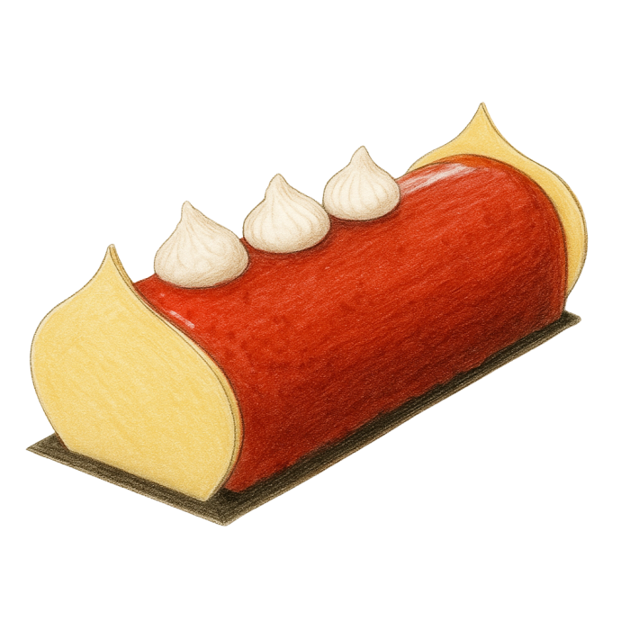 Santa's cake-gaelens patisserie-knokke